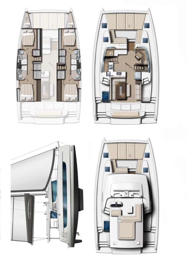 Catamaran for rent Marmaris at the best price