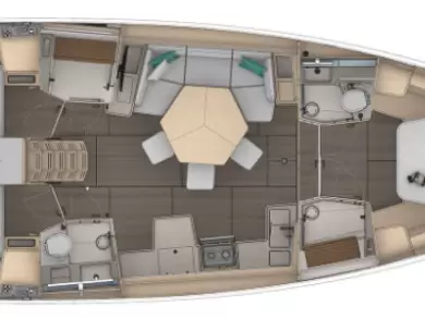 Sailboat rental with or without captain Dufour Marseille