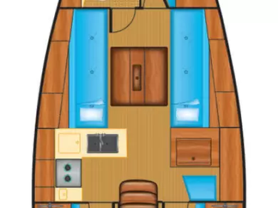 Boat rental Salona Salona 38 in Heiligenhafen on Samboat