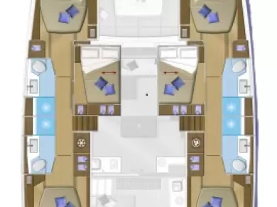 Yacht charter Pomer cheap Lagoon 50