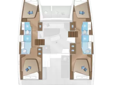 Catamaran rental in Road Town - Lagoon Lagoon 42