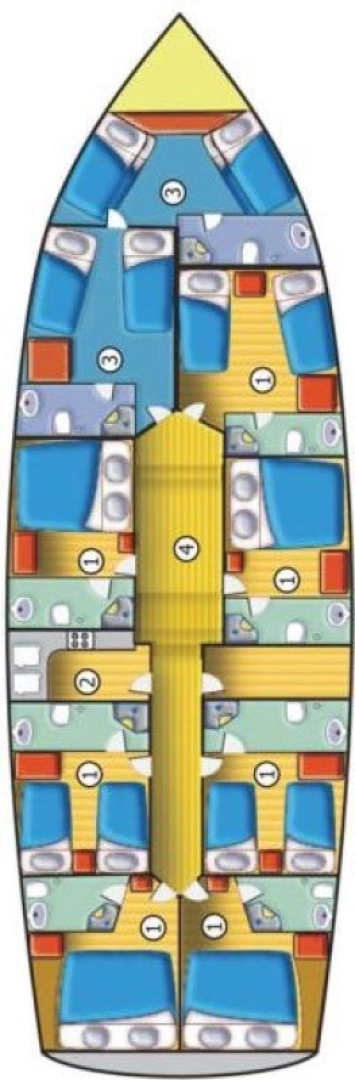 Sailboat rental in Kaštela - Unknown Fortuna