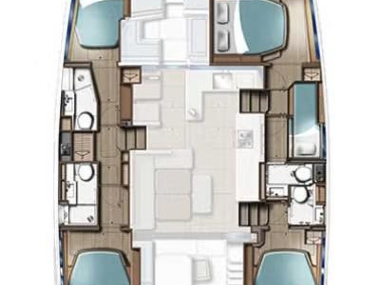 Bareboat Rental Catamaran Leopard Catamarans / Robertson & Caine with a boat licence