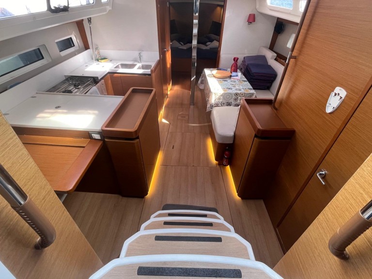 Jeanneau Sun Odyssey 440 charter bareboat or captained in  Cannigione