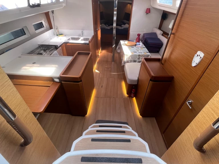 Jeanneau Sun Odyssey 440 charter bareboat or captained in  Cannigione