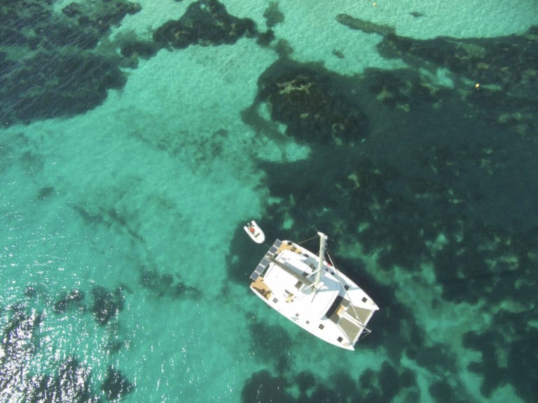 Catamaran rental with or without captain Lagoon Figari