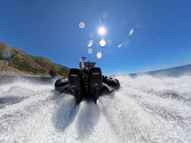 Bareboat Rental RIB Olympia Boat  with a boat licence