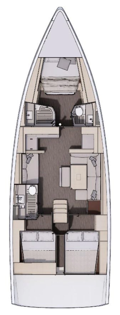 Dufour Dufour 470 in Trogir on SamBoat