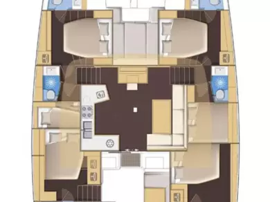 Catamaran rental in Palma de Mallorca - Lagoon Lagoon 52 F