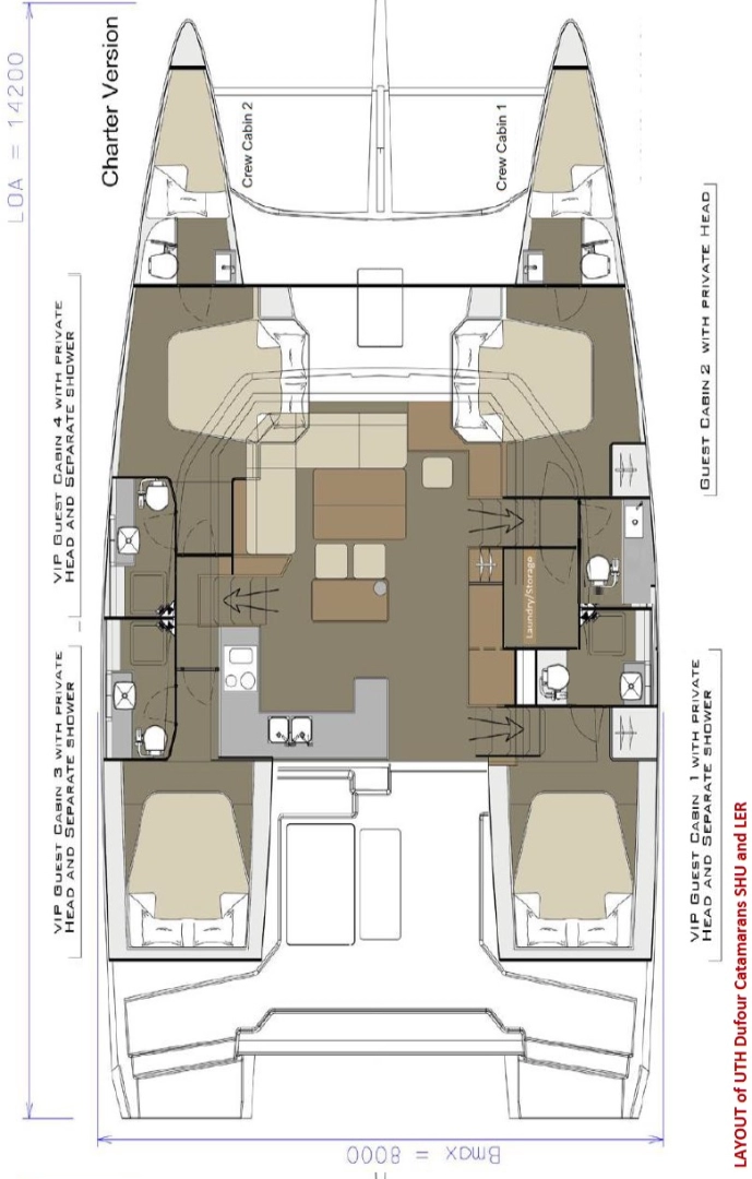Yacht charter Primošten cheap Dufour Catamarans 48 Sail