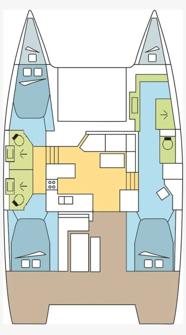 Catamaran for rent Alimos at the best price