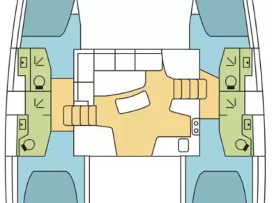 Bareboat Rental Catamaran Lagoon with a boat licence