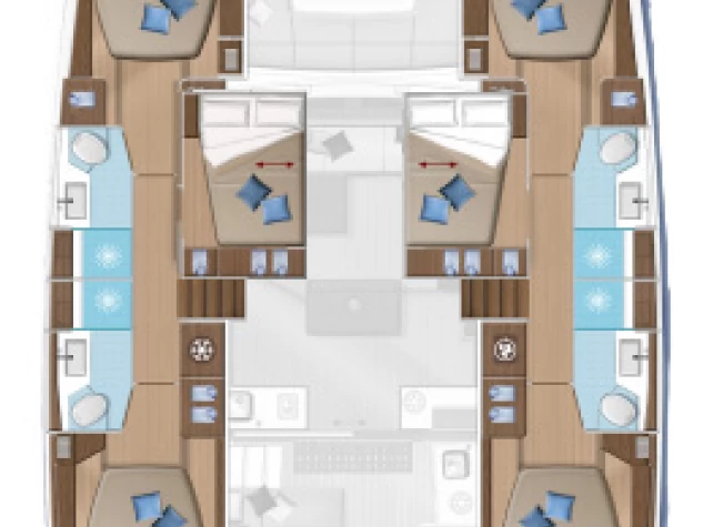 Bareboat Rental Catamaran Lagoon with a boat licence