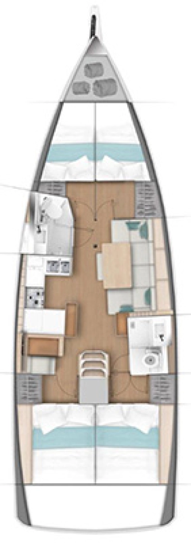 Rent a Jeanneau Sun Odyssey 440 Lefkáda