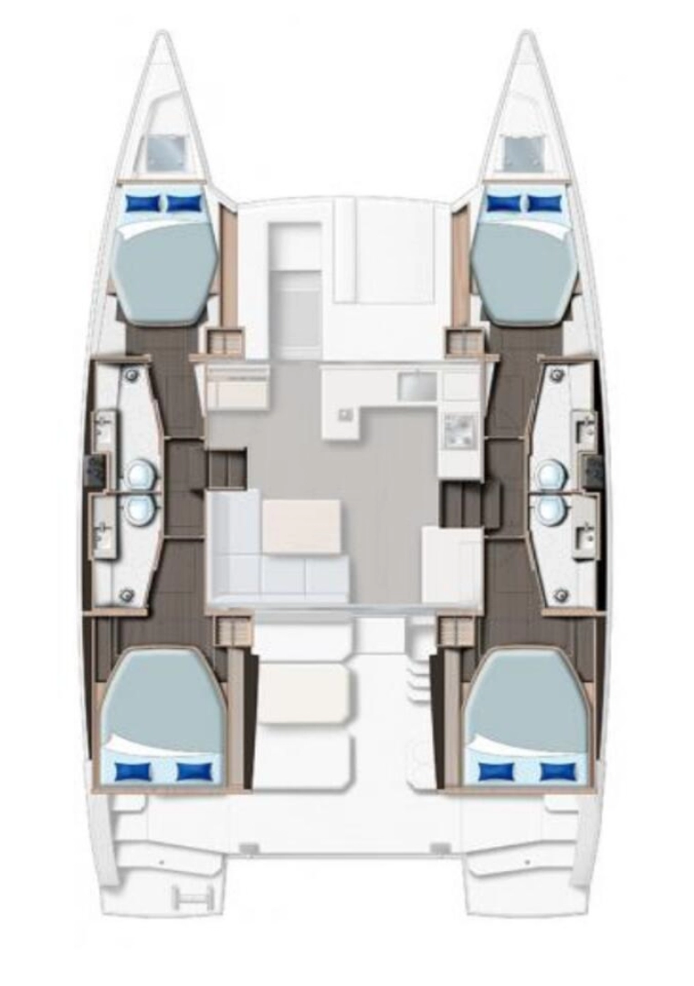 Rent a Leopard Catamarans / Robertson & Caine Leopard 42 - 4 cab. Cannigione