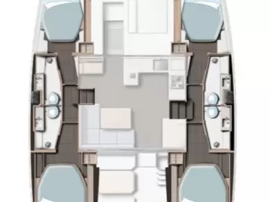 Catamaran rental in Procida - Leopard Catamarans / Robertson & Caine Leopard 42 - 4 cab.