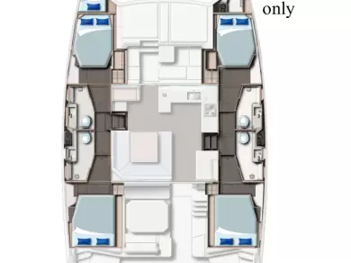 Catamaran for rent Cannigione at the best price