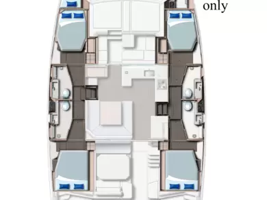 Leopard Catamarans / Robertson & Caine Leopard 45 charter bareboat or captained in  Procida