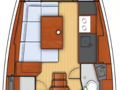 Bareboat Rental Sailboat Bénéteau with a boat licence