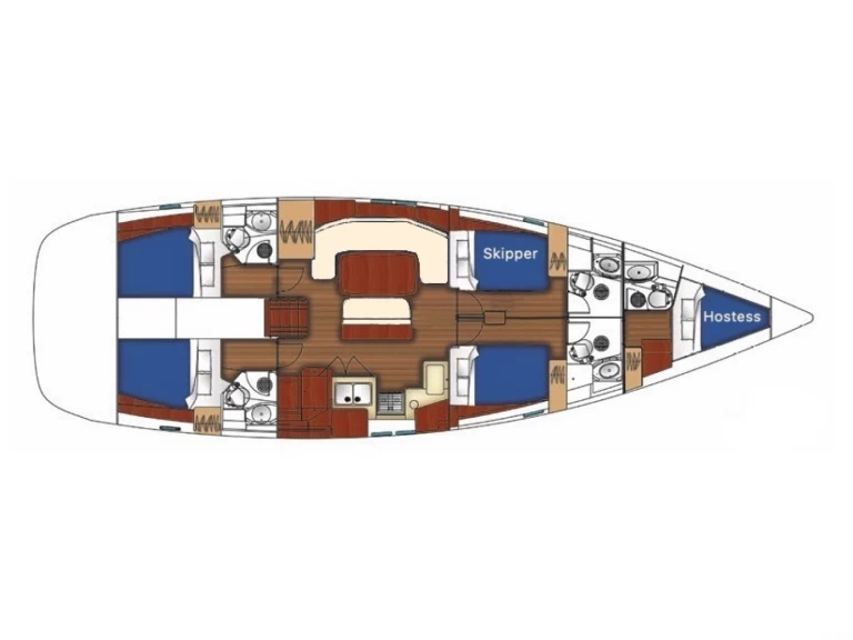Sailboat rental in Golfo Aranci - Bénéteau Oceanis 523 Clipper
