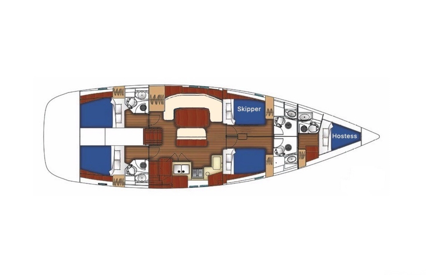 Sailboat rental in Golfo Aranci - Bénéteau Oceanis 523 Clipper