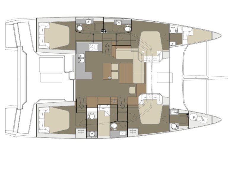 Catamaran for rent Alimos at the best price