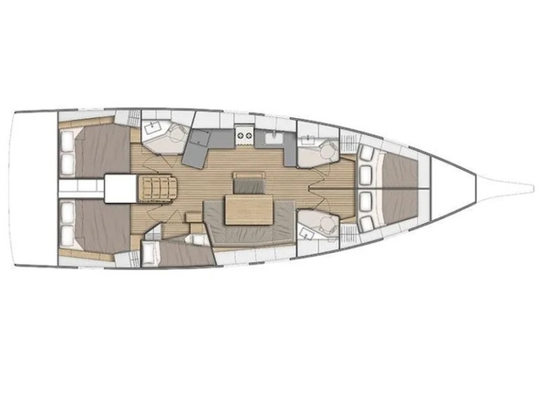 Sailboat rental in Lávrio - Bénéteau Oceanis 46.1