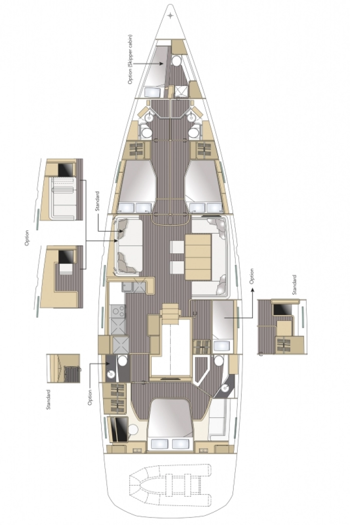 Sailboat rental with or without captain Jeanneau Pula