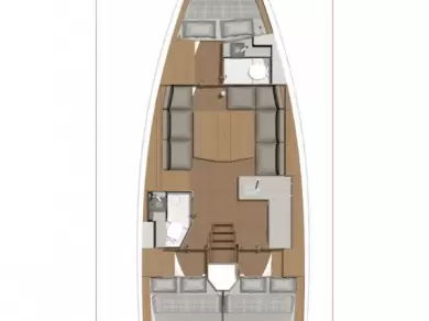 Dufour Dufour 390 GL charter bareboat or captained in  Biograd na Moru