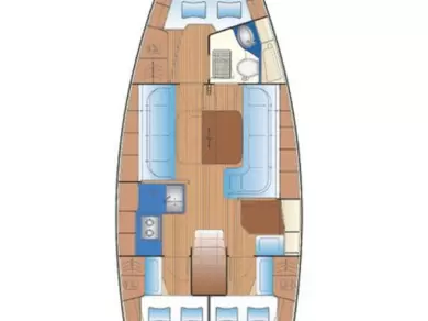 Bareboat Rental Sailboat Bavaria with a boat licence