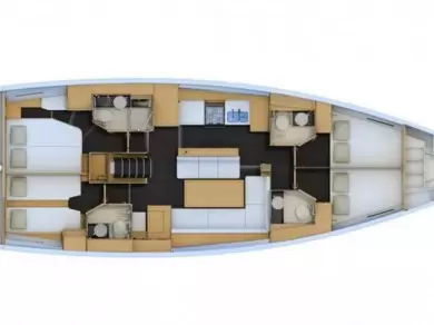 Bareboat Rental Sailboat Jeanneau with a boat licence