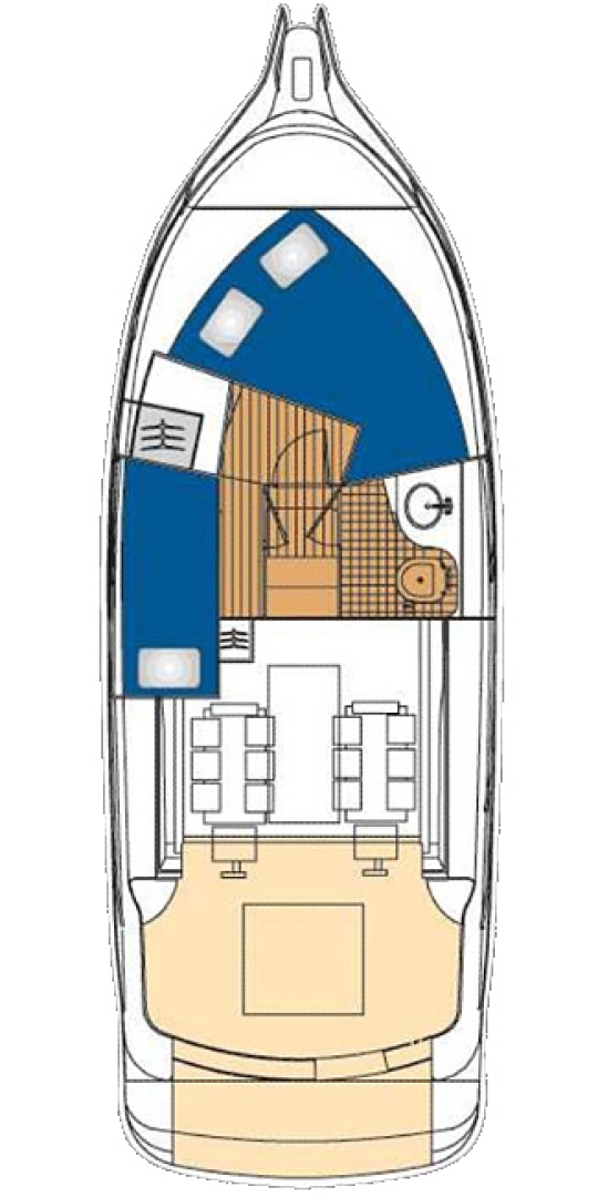 Yacht charter Sukošan cheap Vektor 950
