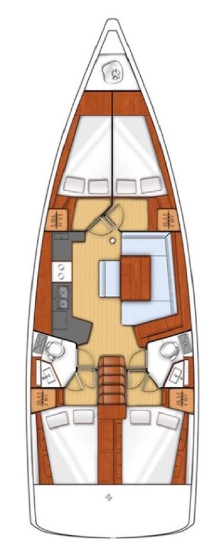 Sailboat rental with or without captain Bénéteau Seget Donji