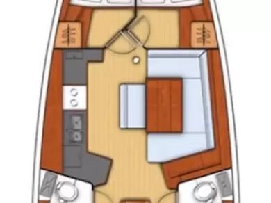 Sailboat rental with or without captain Bénéteau Seget Donji