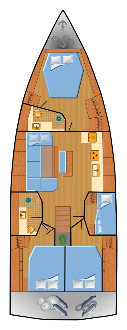 Boat rental Hanse Hanse 460 in Pula on Samboat