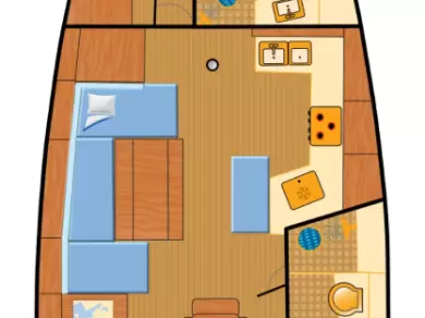 Sailboat rental in Rogoznica - Bénéteau Oceanis 40.1