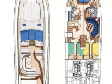 Bareboat Rental Motorboat Dalla pieta yachts with a boat licence