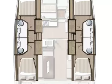 Catamaran rental in Šibenik - Bali Bali 4.2