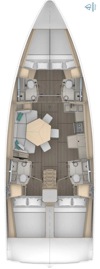 Sailboat rental in Trogir - Dufour Dufour 44