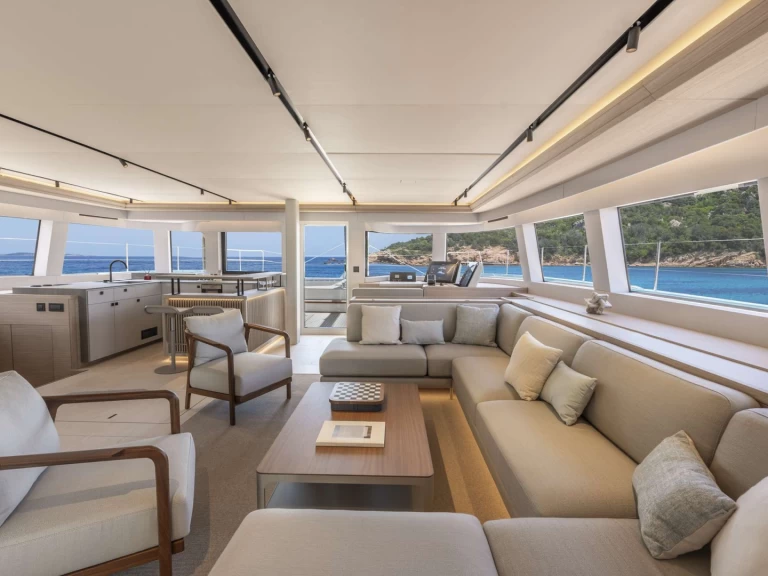 Lagoon ARKTOS charter bareboat or captained in  Caribbean