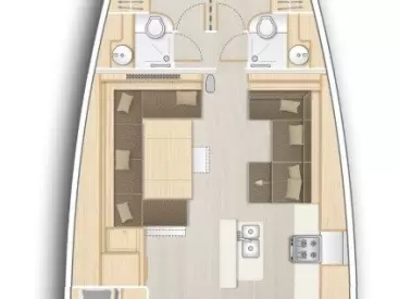 Yacht charter Trogir cheap Hanse 588