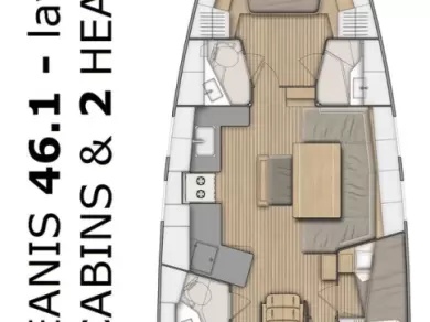 Yacht charter Split cheap Oceanis 46.1