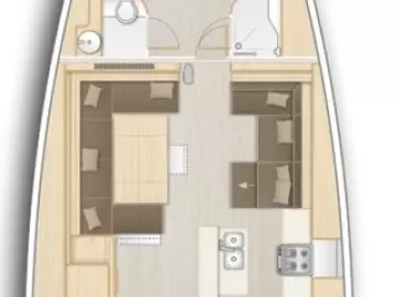 Sailboat rental in Piraeus - Hanse Hanse 588