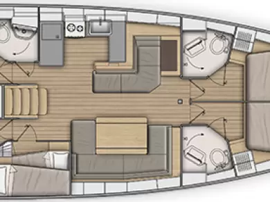 Bénéteau Oceanis 51.1 in Lefkáda on SamBoat