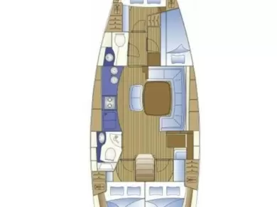 Bareboat Rental Sailboat Bavaria with a boat licence