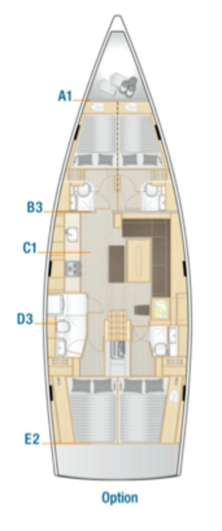 Yacht charter Seget Donji cheap Hanse 508