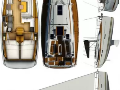 Bareboat Rental Sailboat Jeanneau with a boat licence