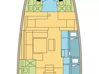 Sailboat rental in Alimos - Dufour Dufour 530