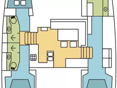 Lagoon Lagoon 450 Sport Top charter bareboat or captained in  Parham Town