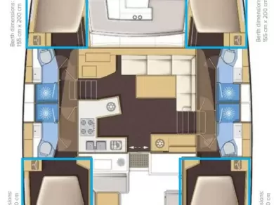 Yacht charter Kaštela cheap Lagoon 450 F